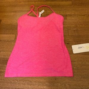NWT Lululemon Pink Power Y Tank Size 12